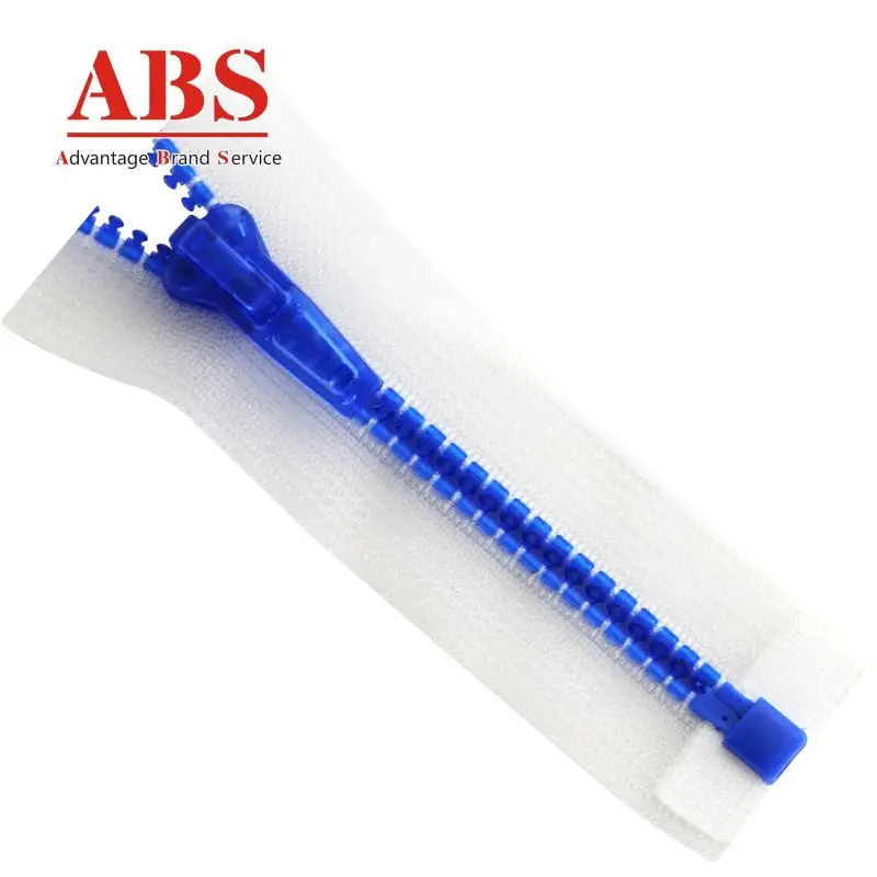 plastic colorful sauare open end zipper