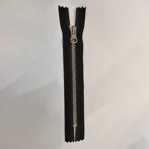 NEW Zipper 5# Metal Fish-bone Teeth Silver Zipper C/E