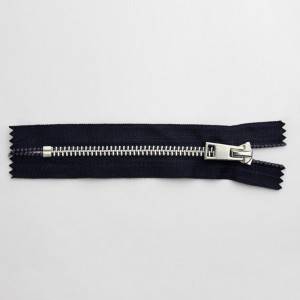 Zipper China 5# Metal Y Teeth Shiny Silver Zipper C/E
