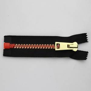 Metal puller 8# plastic  zipper skeleton teeth O/E