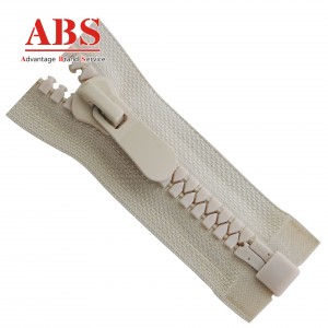 Factory Direct Sale big Vislon Zipper 15# Triangle Teeth Zip