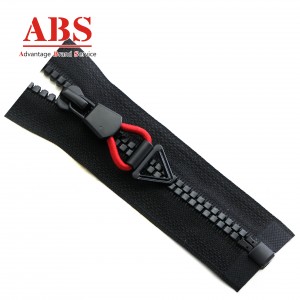 Fashion Style 5# Plastic  Square Teeth Zipper O/E