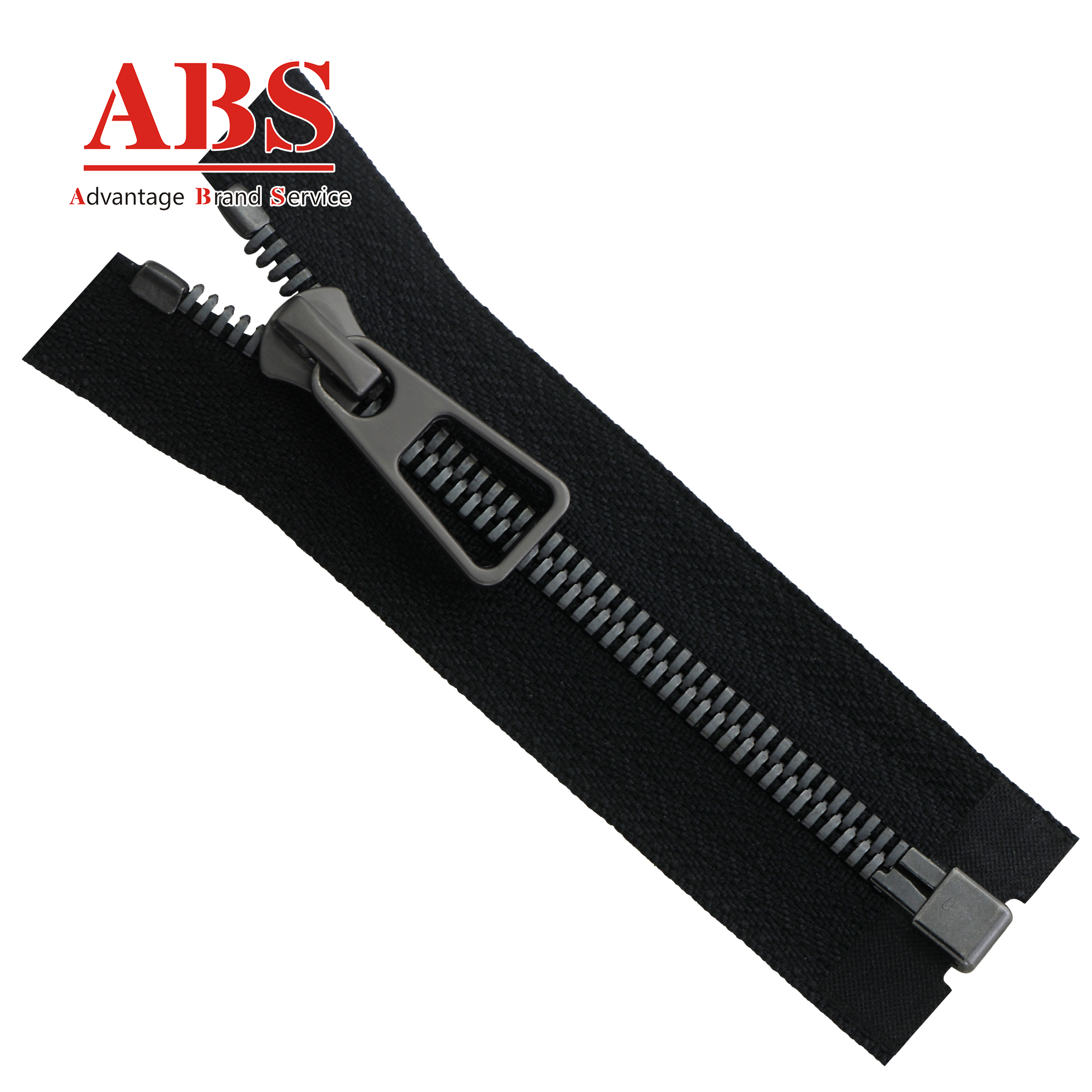 5#Metal Corn Teeth Matt Black Nickle Zipper