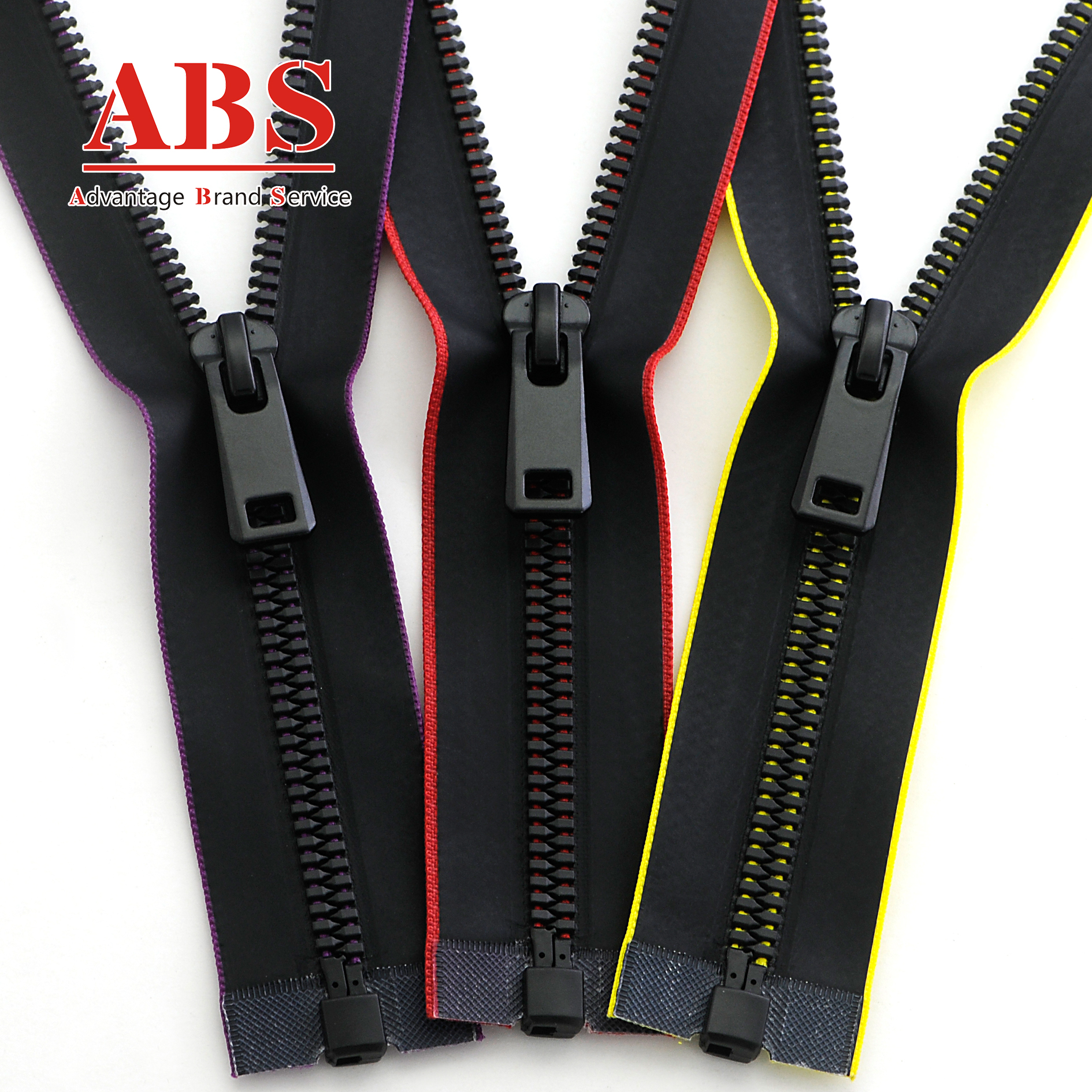 Fashion & New 5# Vislon Corn Teeth Waterproof Zipper with Colorful Tape Zip