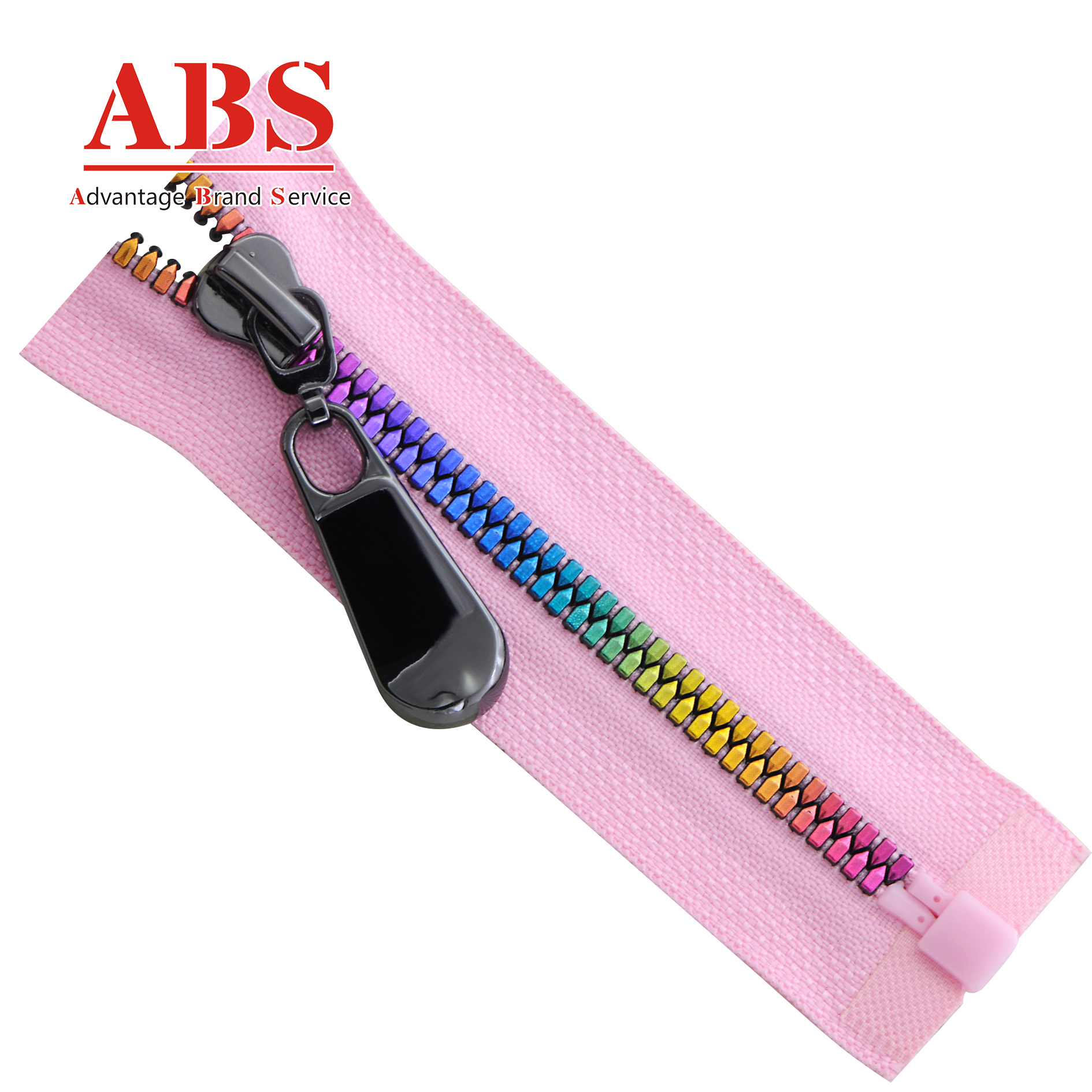 China Fashion Vislon Zipper 5# with Colorful Teeth for Children Clothes